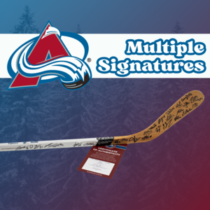 335 Avalanche Autographed Hockey Stick