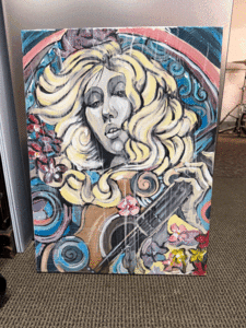 Acoustic Blooms - Original Painting