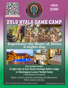 Item #007 - LIVE AUCTION - Africa Trip for Two