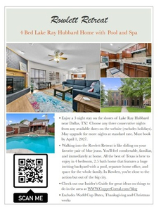 3 Night Stay Lake Ray Hubbard near Dallas