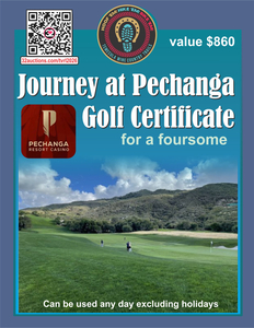 Item #002 LIVE AUCTION - Foursome at Pechanga