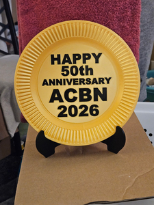 A C B N commemorative plate