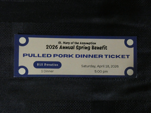 Pulled Pork Dinner Ticket