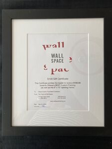 Gift Certificate - Picture Frames