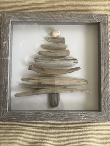 Maine Driftwood Art - 2 Coastal Treasures