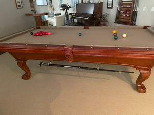 Lot #052 - Elegant 8-Foot Playmore Pool Table