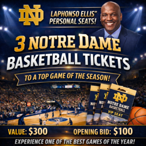3 Notre Dame Basketball Tickets