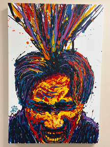 "Teetering, A Self Portrait Imagined"