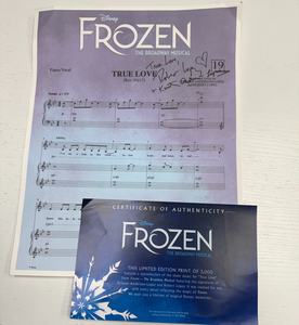 Signed Frozen Poster