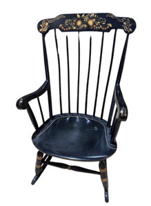 Vintage Nichols & Stone Stenciled Rocker