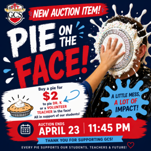 Pie on the Face – Student Favorite!