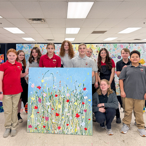 Art Studio Elective Collaborative Painting