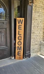 Rustic Front Porch Welcome Sign