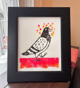 Art by Eva Sclippa: "Makin' My Way Downtown"
