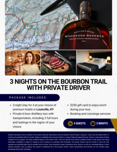 3 Nights on the Bourbon Trail with Private Driver