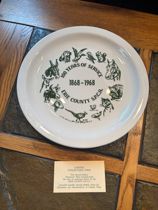 Erie County S.P.C.A 100 Years of Service Plate