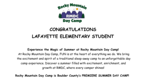 2 Weeks at Rocky Mountain Day Camp