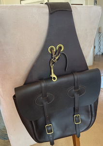Tucker Brown Leather Saddle Bag