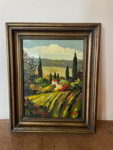 Tuscany Countryside Original Oil Painting