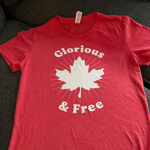 Glorious & Free Canadian Pride T Size Medium : $35