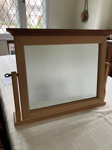 73.  Solid Wood Mirror