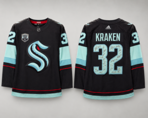 Seattle Kraken Inaugural Season Team-Signed Jersey