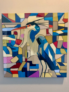 "Harold the Heron" - Original Art Piece
