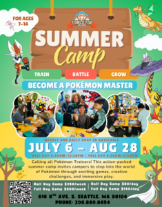 Pokémon Master Full-day summer camp