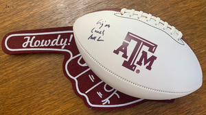 Mike Elko Autographed Football