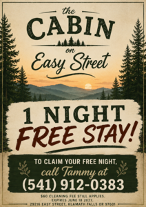 Weekend Getaway at the Upper Klamath
