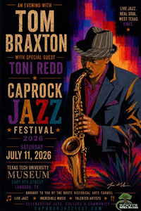 Caprock Jazz Festival Poster with Tom Braxton