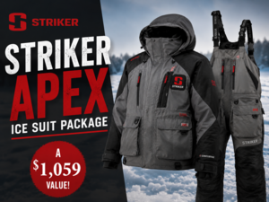 Striker Apex Ice Fishing Suit ($1,059 Value)