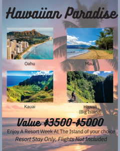 Stay at a resort in Hawaii