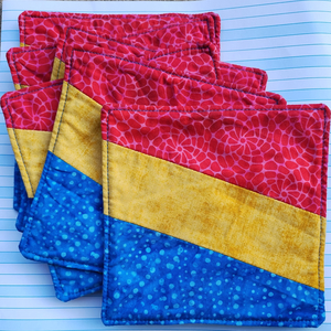 Pan Pride Quilted Coasters