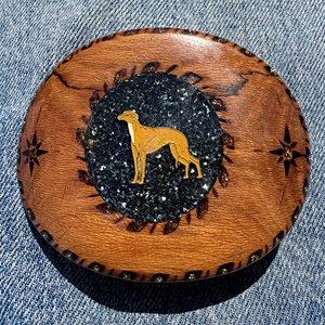 Vintage Handmade Greyhound Belt Buckle