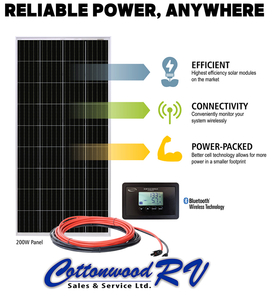 200 Watt RV Solar Panel including Installation