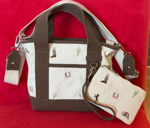 Madden Girl Canvas Tote & Matching Coin Purse