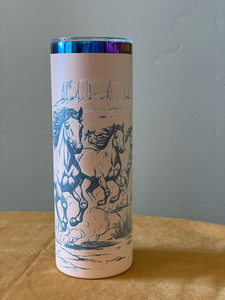 Running Wild Horse Tumbler