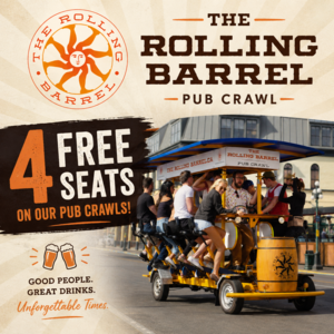 Pedal-Powered Pub Crawl Experience for 4