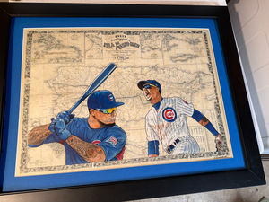 Original Matt Kammerer Javier Baez Puerto Rico Map