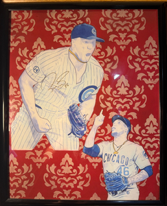 Signed Pedro Strop Matt Kammerer Print