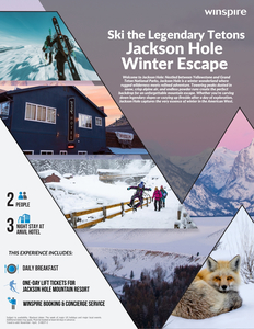3-Day Ultimate Winter Escape to Jackson Hole!