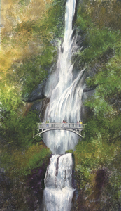 Old Stone Bridge, Multnomah Falls