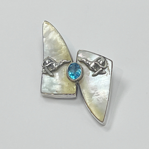 Northcoast Greyhounds Mother-of Pearl Pendant