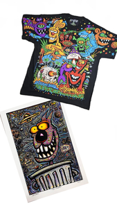 Airbrushed Shirt & Print