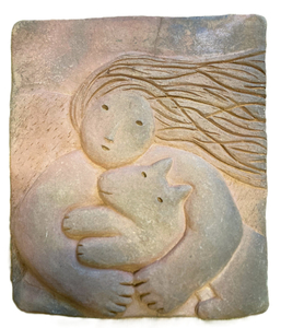 "Holding Animal" by  Joy Brown