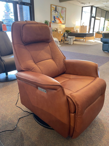 Cognac Power Recliner