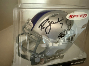 Super Bowl XLIX Autograph Mini-Helmet