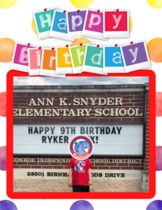 Birthday Marquee - 9/2026 -  SEPTEMBER