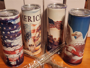 Patriotic Hot/Cold Tumblers